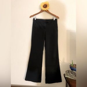 Theory Evalyn Pants, Black Flare Mid Rise: Size 2